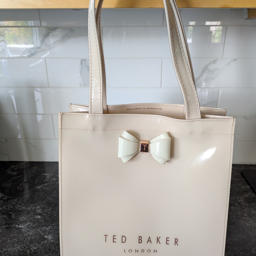 Ted Baker Beige Tote with Bow Detail